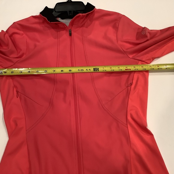 Gore Running Wear Jacket Windstopper Soft Shell Pink Full Zip Multiple Pocket - Picture 7 of 12